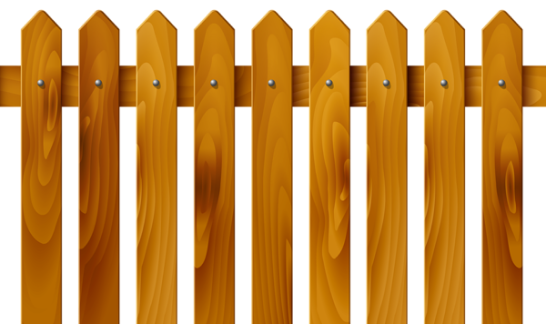 Забор из деревянного штакетника в Рузе